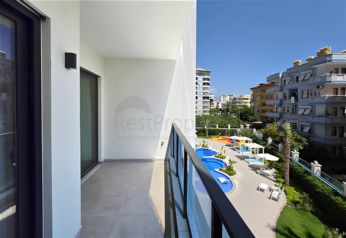 شقة مريحة مع بنية تحتية غنية في وسط ألانيا