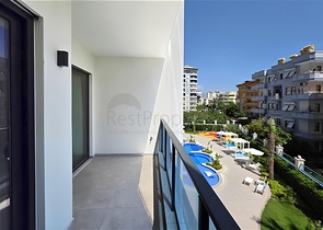 شقة مريحة مع بنية تحتية غنية في وسط ألانيا