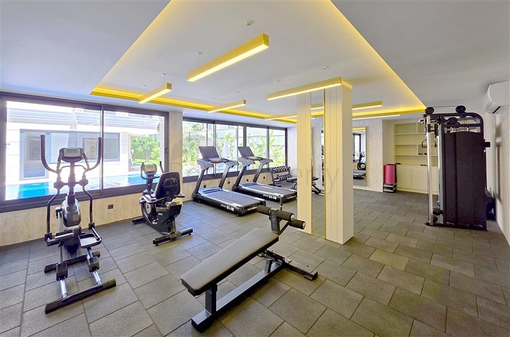 شقة أنيقة 1 + 1 بالقرب من شاطئ كليوباترا كومفورت في وسط ألانيا