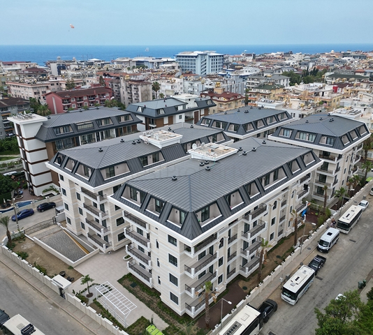 شقة أنيقة 1 + 1 بالقرب من شاطئ كليوباترا كومفورت في وسط ألانيا