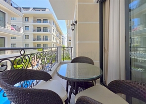 شقة أنيقة 1 + 1 بالقرب من شاطئ كليوباترا كومفورت في وسط ألانيا