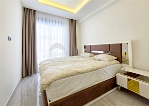 شقة أنيقة 1 + 1 بالقرب من شاطئ كليوباترا كومفورت في وسط ألانيا