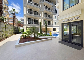 شقة أنيقة 1 + 1 بالقرب من شاطئ كليوباترا كومفورت في وسط ألانيا