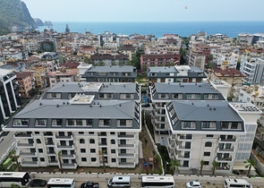 شقة أنيقة 1 + 1 بالقرب من شاطئ كليوباترا كومفورت في وسط ألانيا