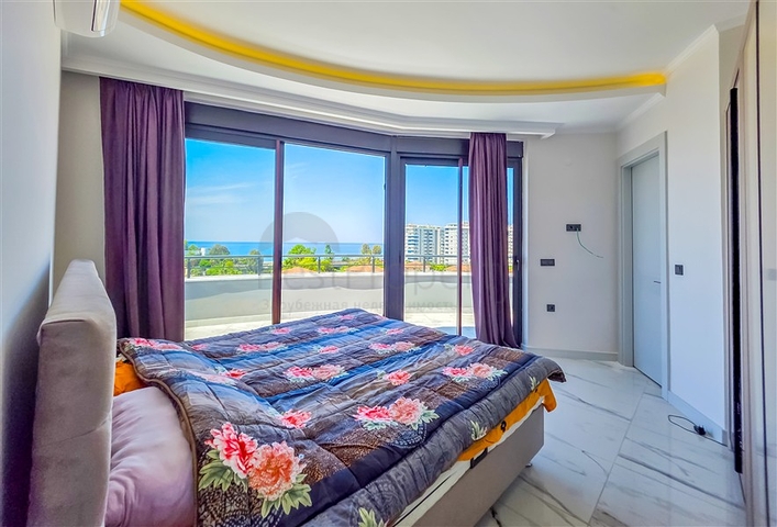 بنتهاوس فاخر 2 + 1 مطل على البحر-إيجار لحياة مريحة على البحر