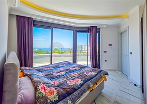 بنتهاوس فاخر 2 + 1 مطل على البحر-إيجار لحياة مريحة على البحر