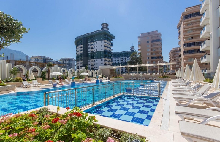 شقة حديثة على البحر في منطقة متطورة من ألانيا