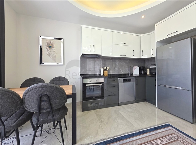 شقة مريحة 1 + 1 للإيجار بالقرب من البحر في منطقة أوبا