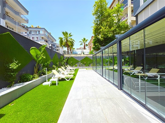 شقة مريحة 1 + 1 للإيجار بالقرب من البحر في منطقة أوبا