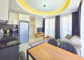 شقة مريحة 1 + 1 للإيجار بالقرب من البحر في منطقة أوبا