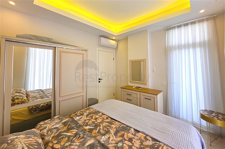 شقة مودرن 1 + 1 للإيجار في أوبا-منطقة الراحة بالقرب من البحر