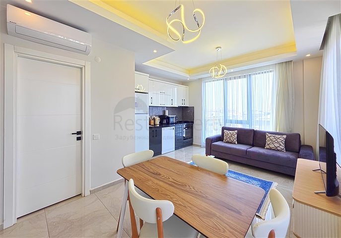 شقة مودرن 1 + 1 للإيجار في أوبا-منطقة الراحة بالقرب من البحر