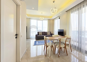 شقة مودرن 1 + 1 للإيجار في أوبا-منطقة الراحة بالقرب من البحر