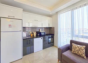 شقة مودرن 1 + 1 للإيجار في أوبا-منطقة الراحة بالقرب من البحر