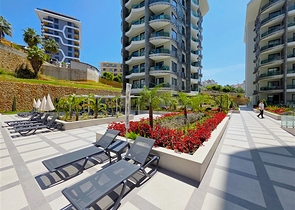 شقة مودرن 1 + 1 بالقرب من البحر في منطقة توسمور