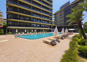 شقة مودرن 1 + 1 بالقرب من شاطئ كليوباترا