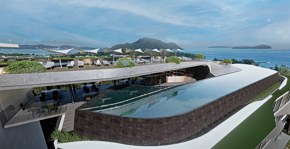 يقع المجمع على بعد دقائق قليلة من الشاطئ الجنوبي المفضل في فوكيت.