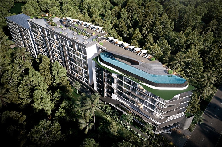 يقع المجمع على بعد دقائق قليلة من الشاطئ الجنوبي المفضل في فوكيت.