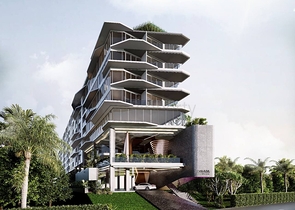 يقع المجمع على بعد دقائق قليلة من الشاطئ الجنوبي المفضل في فوكيت.