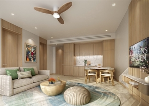 شقة حديثة على بعد 50 مترا من البحر في قلب بانغ تاو هي مثال للرفاهية الاستوائية