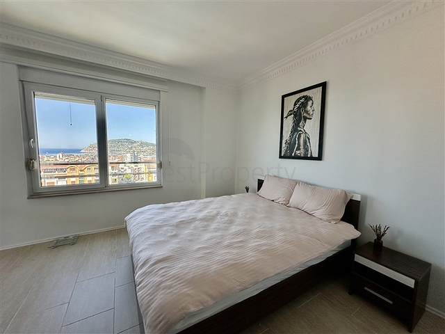 شقة مريحة مفروشة 1 + 1 مع إطلالات بانورامية في منطقة سيكجيلي