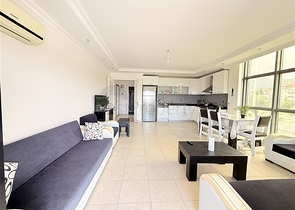 شقة فسيحة 1 + 1 مع أثاث كامل وبنية تحتية غنية في سيكجيلي