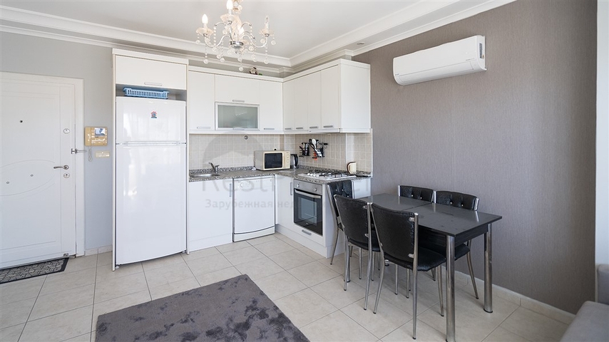 شقة مريحة 1 + 1 في مجمع سكني حديث مع بنية تحتية غنية