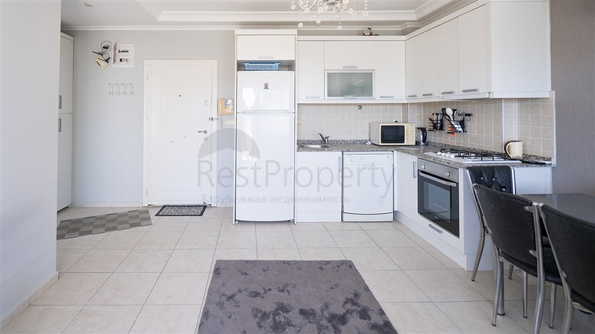 شقة مريحة 1 + 1 في مجمع سكني حديث مع بنية تحتية غنية