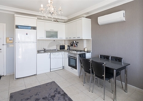 شقة مريحة 1 + 1 في مجمع سكني حديث مع بنية تحتية غنية