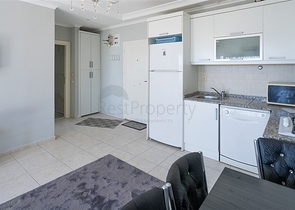 شقة مريحة 1 + 1 في مجمع سكني حديث مع بنية تحتية غنية