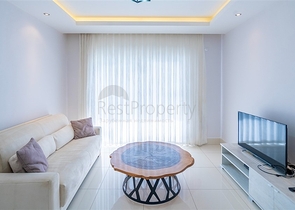 شقة حديثة 1 + 1 في مجمع سكني مع بنية تحتية غنية عن طريق البحر