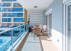 شقة حديثة 1 + 1 في مجمع سكني مع بنية تحتية غنية عن طريق البحر