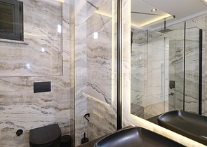 فيلا حديثة مع إطلالة بانورامية على البحر في ألانيا