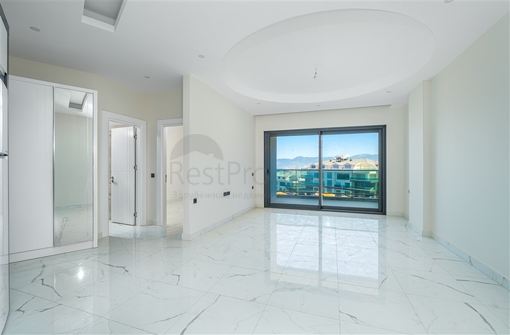 شقة حديثة 1 + 1 مطلة على البحر على بعد 100 متر من الشاطئ