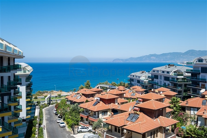 شقة حديثة 1 + 1 مطلة على البحر على بعد 100 متر من الشاطئ