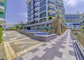 شقة حديثة 1 + 1 مطلة على البحر على بعد 100 متر من الشاطئ