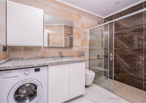 شقة حديثة 1 + 1 مطلة على البحر على بعد 100 متر من الشاطئ