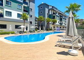 2 + 1 بنتهاوس مع تراس في مجمع حديث في منطقة أوبا