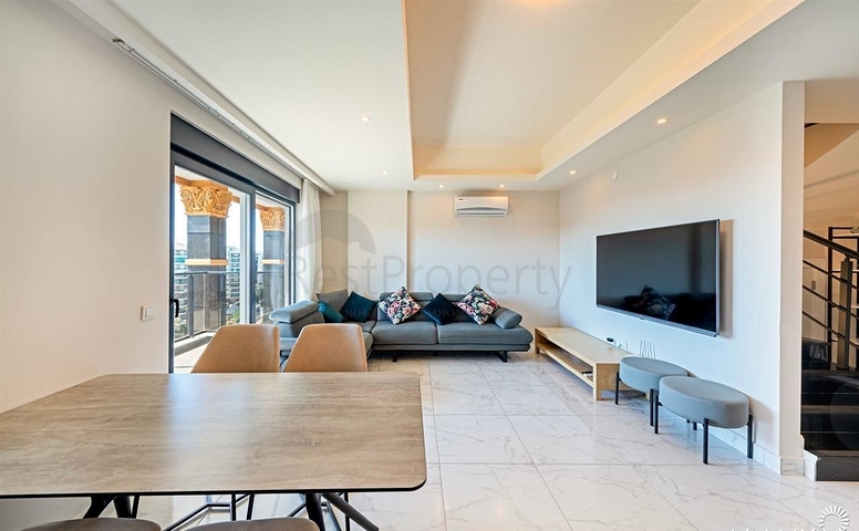 شقة فسيحة مفروشة 3 + 1 في مجمع سكني حديث في أفسلار