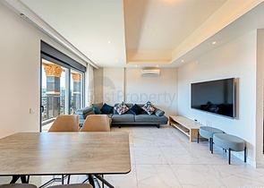 شقة فسيحة مفروشة 3 + 1 في مجمع سكني حديث في أفسلار