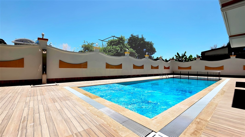 شقة واسعة مطلة على البحر في منطقة خلابة في ألانيا