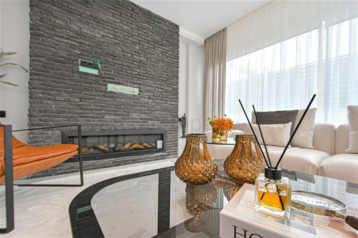 فيلا حديثة 3 + 1 مع إطلالات بانورامية على البحر في منطقة بكتاش