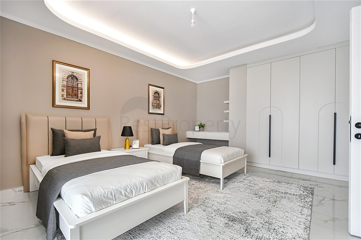 فيلا حديثة 3 + 1 مع إطلالات بانورامية على البحر في منطقة بكتاش