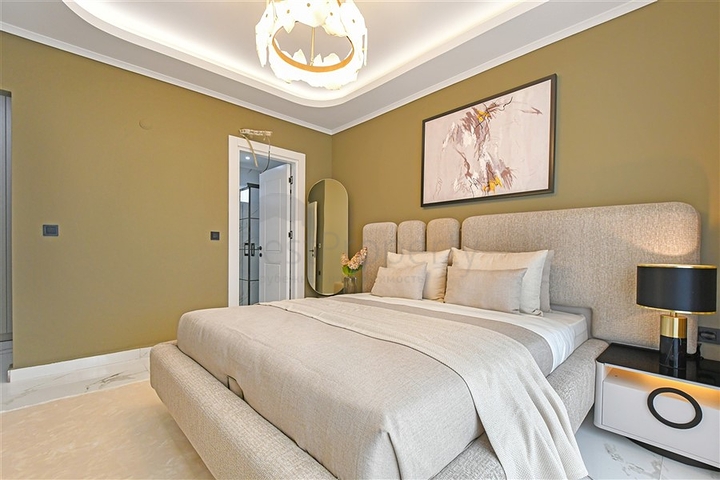 فيلا حديثة 3 + 1 مع إطلالات بانورامية على البحر في منطقة بكتاش