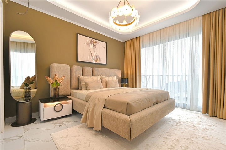 فيلا حديثة 3 + 1 مع إطلالات بانورامية على البحر في منطقة بكتاش