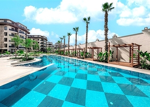 شقة مودرن 1 + 1 في منطقة أوبا