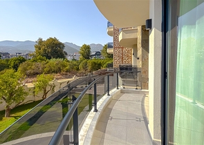 شقة مودرن 1 + 1 في منطقة أوبا