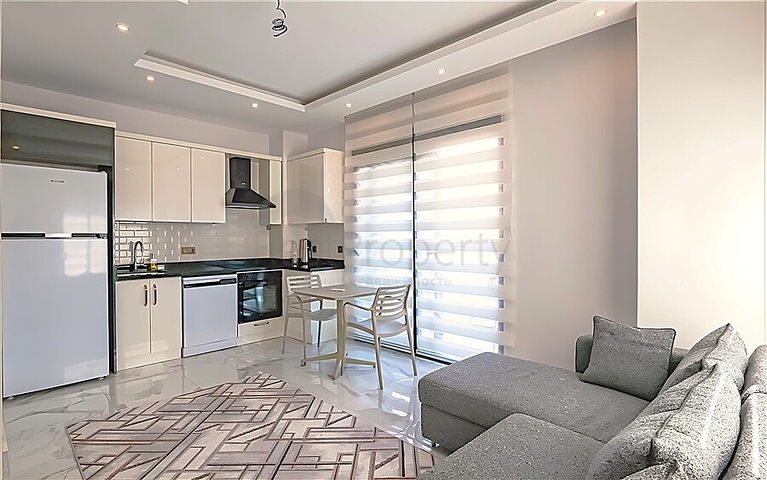 شقة حديثة 1 + 1 على مسافة قريبة من شاطئ كليوباترا