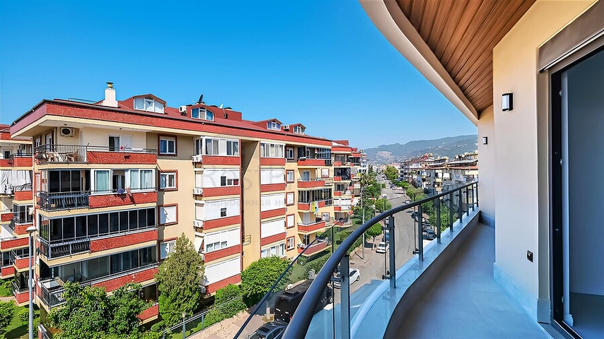 شقة مودرن 1 + 1 بالقرب من الشاطئ في منطقة أوبا