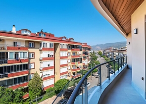 شقة مودرن 1 + 1 بالقرب من الشاطئ في منطقة أوبا